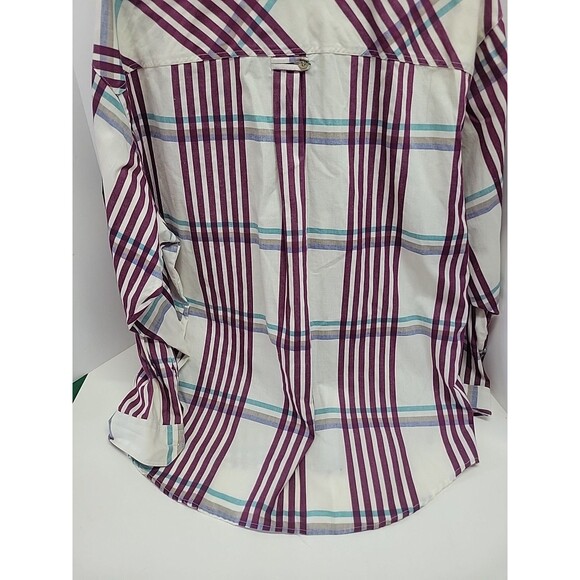 Vtg Liz Baker Women's Plus Size 22W Button-Up Blouse Rodeo Western Shirt - Picture 10 of 12